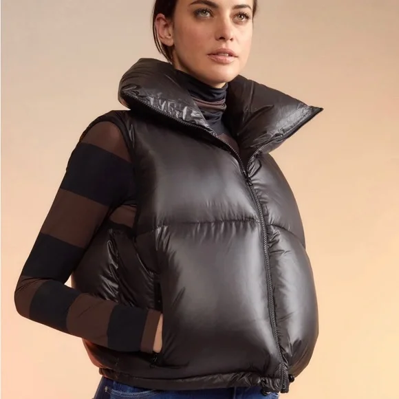 Cynthia Rowley Nylon Puffer Vest - Picture 1 of 3